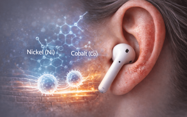 Jeukende oren en eczeem door draadloze oortjes of oordopjes